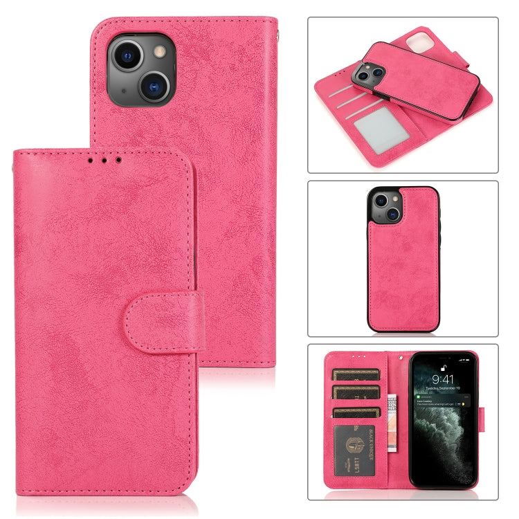 Retro 2 in 1 Detachable Horizontal Flip Leather Case with Card Slots & Wallet, For iPhone 13, For iPhone 13 Mini, For iPhone 13 Pro, For iPhone 13 Pro Max