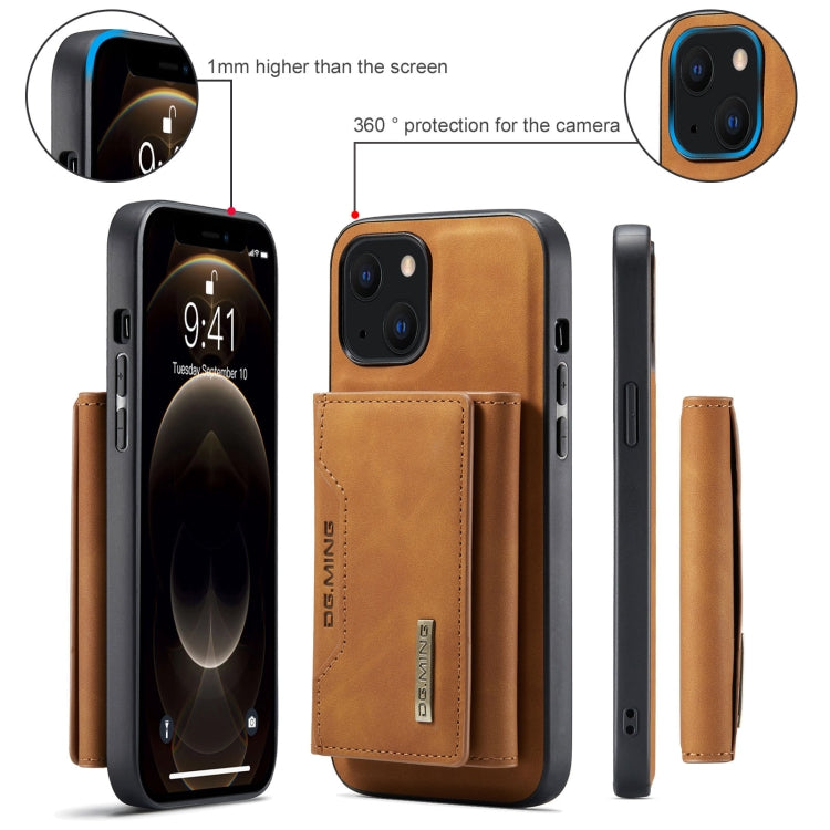 DG.MING M2 Series 3-Fold Card Bag + Magnetic Shockproof Case with Wallet & Holder Function