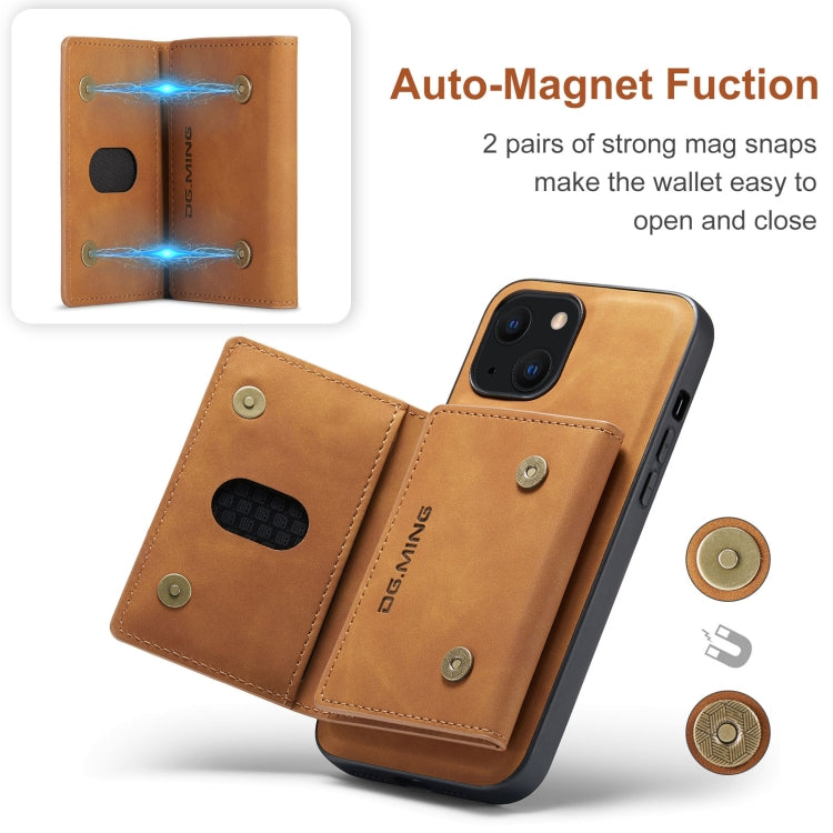DG.MING M2 Series 3-Fold Card Bag + Magnetic Shockproof Case with Wallet & Holder Function