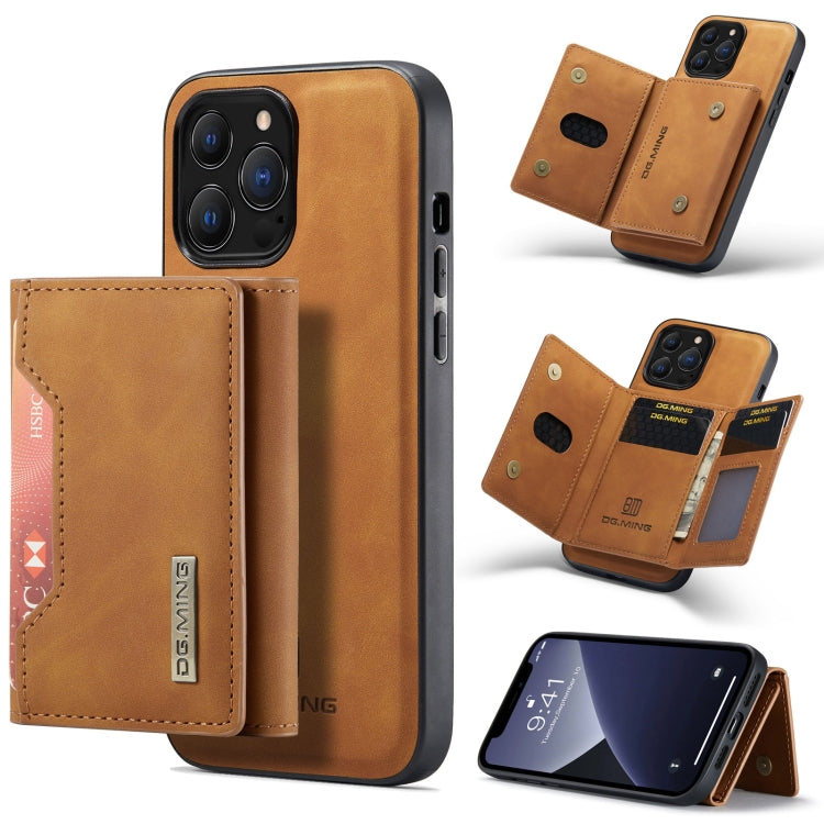 DG.MING M2 Series 3-Fold Card Bag + Magnetic Shockproof Case with Wallet & Holder Function