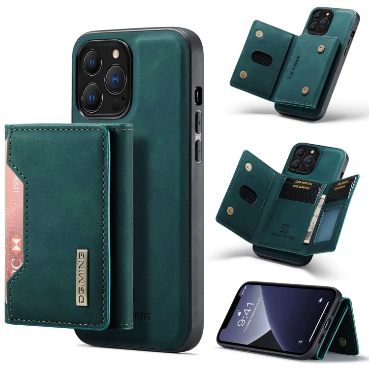 DG.MING M2 Series 3-Fold Card Bag + Magnetic Shockproof Case with Wallet & Holder Function