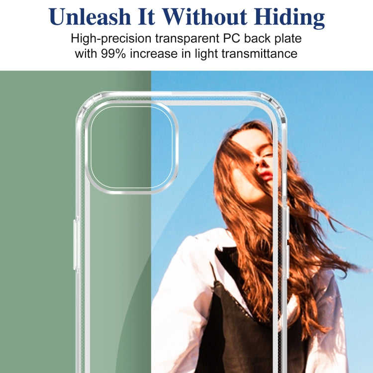 Crystal Clear Shockproof PC + TPU Protective Case, For iPhone 13 mini, For iPhone 13, For iPhone 13 Pro, For iPhone 13 Pro Max, For iPhone 12 mini, For iPhone 12, For iPhone 12 Pro, For iPhone 12 Pro Max, For iPhone 11, For iPhone 11 Pro...