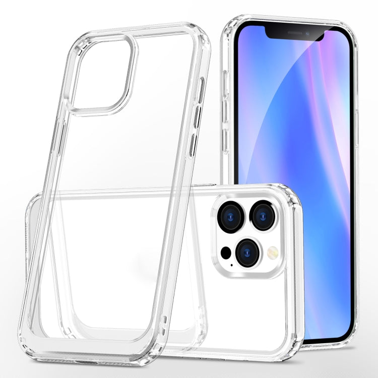 Crystal Clear Shockproof PC + TPU Protective Case, For iPhone 13 mini, For iPhone 13, For iPhone 13 Pro, For iPhone 13 Pro Max, For iPhone 12 mini, For iPhone 12, For iPhone 12 Pro, For iPhone 12 Pro Max, For iPhone 11, For iPhone 11 Pro...