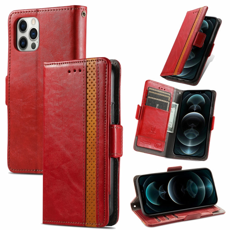 CaseNeo Business Splicing Dual Magnetic Buckle Horizontal Flip PU Leather Case with Holder & Card Slots & Wallet, For iPhone 6, For iPhone 7 / 8 / SE(2020), For iPhone 13, For iPhone 13 Pro Max
