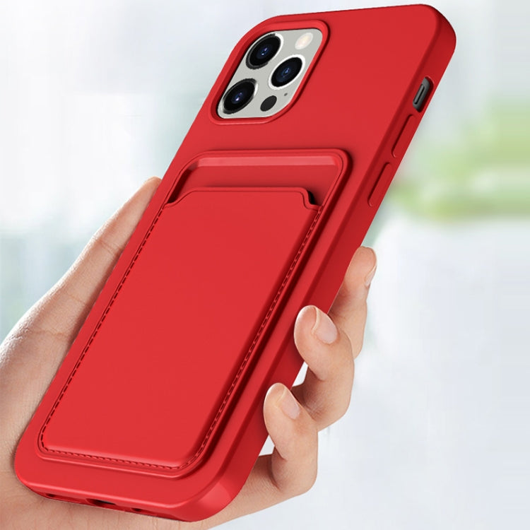 TPU + Flannel Lining Shockproof Case with Card Slots