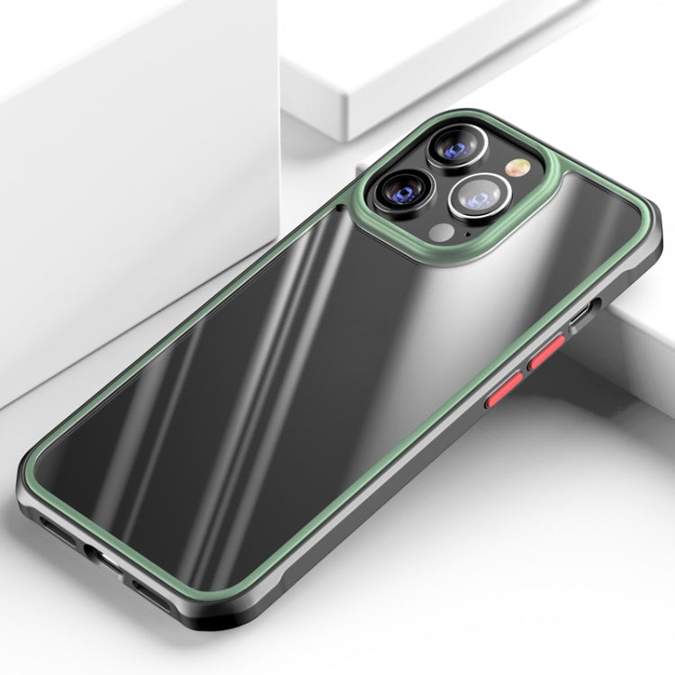 Beautiful Color TPU + Clear PC Four-corner All-inclusive Shockproof Case, For iPhone 13 mini, For iPhone 13, For iPhone 13 Pro, For iPhone 13 Pro Max