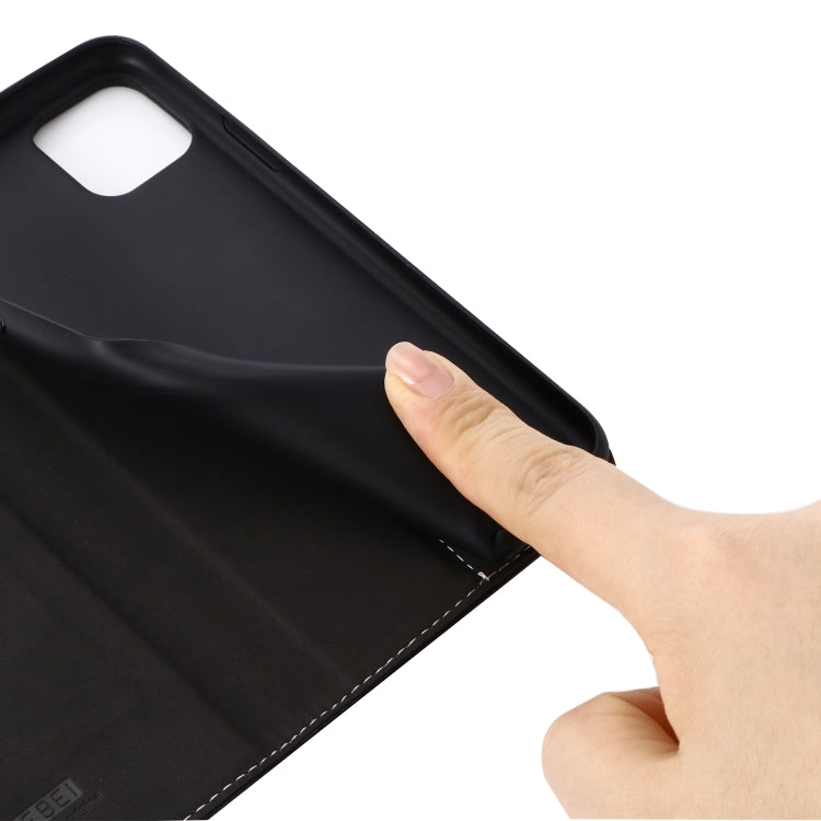 GEBEI Top-grain Leather Horizontal Flip Protective Case with Holder & Card Slots, For iPhone 11, For iPhone 11 Pro, For iPhone 11 Pro Max, For iPhone XS / X