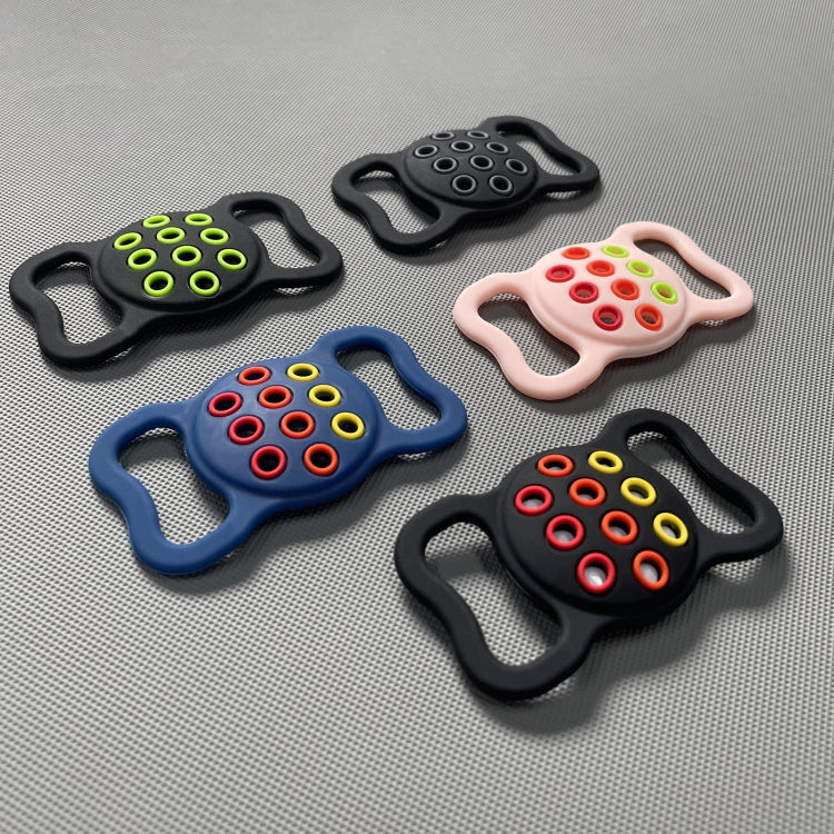 Pet Dog Cat Collar Dual-color Shockproof Silicone Protective Cover Case, For AirTag