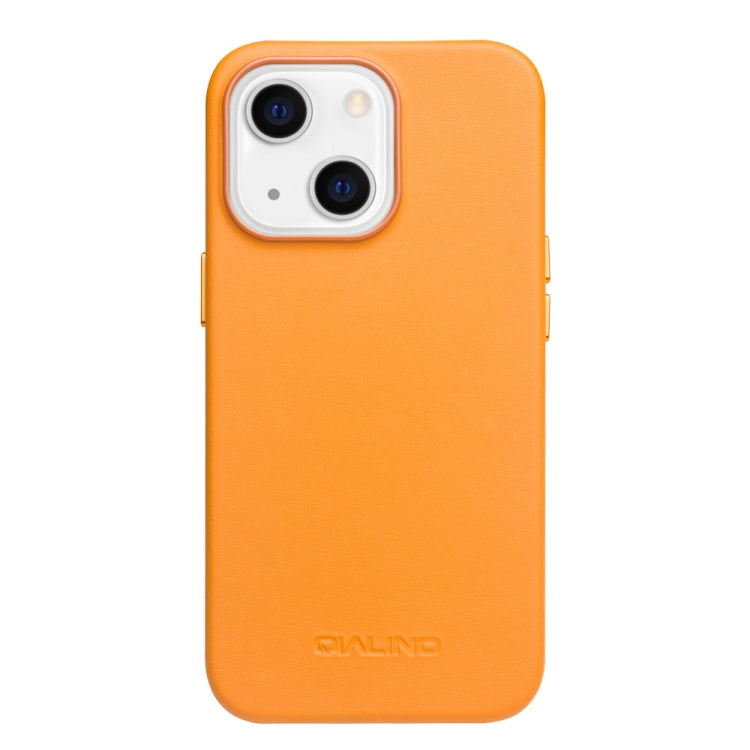 QIALINO Nappa Cowhide MagSafe Magnetic Protective Case, For iPhone 13, For iPhone 13 mini, For iPhone 13 Pro, For iPhone 13 Pro Max