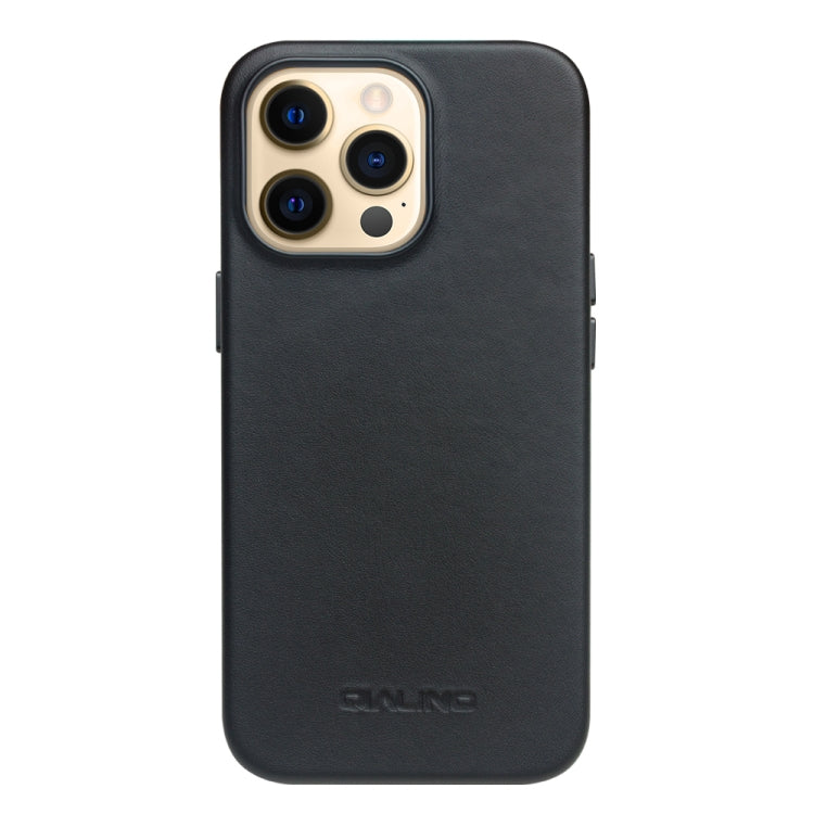 QIALINO Nappa Cowhide MagSafe Magnetic Protective Case, For iPhone 13, For iPhone 13 mini, For iPhone 13 Pro, For iPhone 13 Pro Max