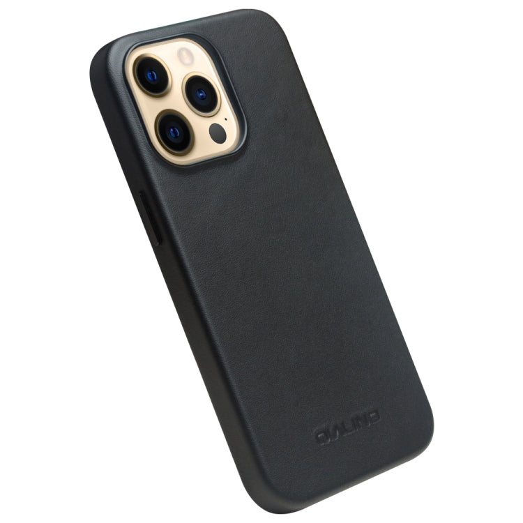 QIALINO Nappa Cowhide MagSafe Magnetic Protective Case, For iPhone 13, For iPhone 13 mini, For iPhone 13 Pro, For iPhone 13 Pro Max