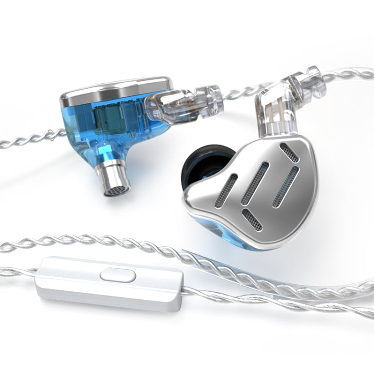 KZ ZAX 16-unit Ring Iron Sport Gaming In-ear Wired Earphone,, ZAX Mic Version(Black), ZAX Standard Version(Silver), ZAX Standard Version(Black), ZAX Mic Version(Silver)