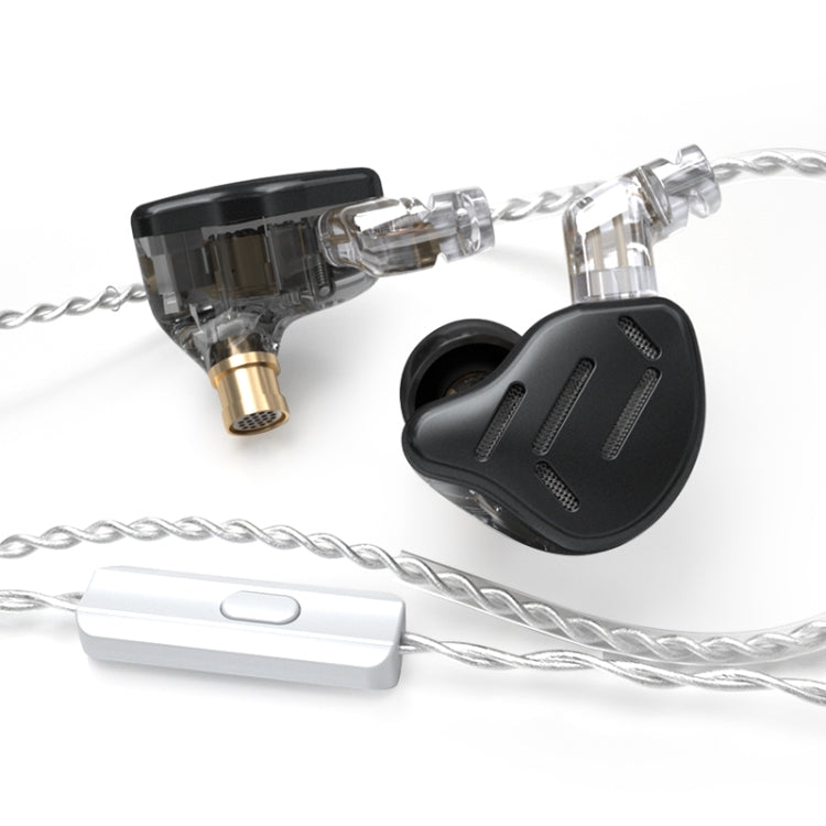 KZ ZAX 16-unit Ring Iron Sport Gaming In-ear Wired Earphone,, ZAX Mic Version(Black), ZAX Standard Version(Silver), ZAX Standard Version(Black), ZAX Mic Version(Silver)