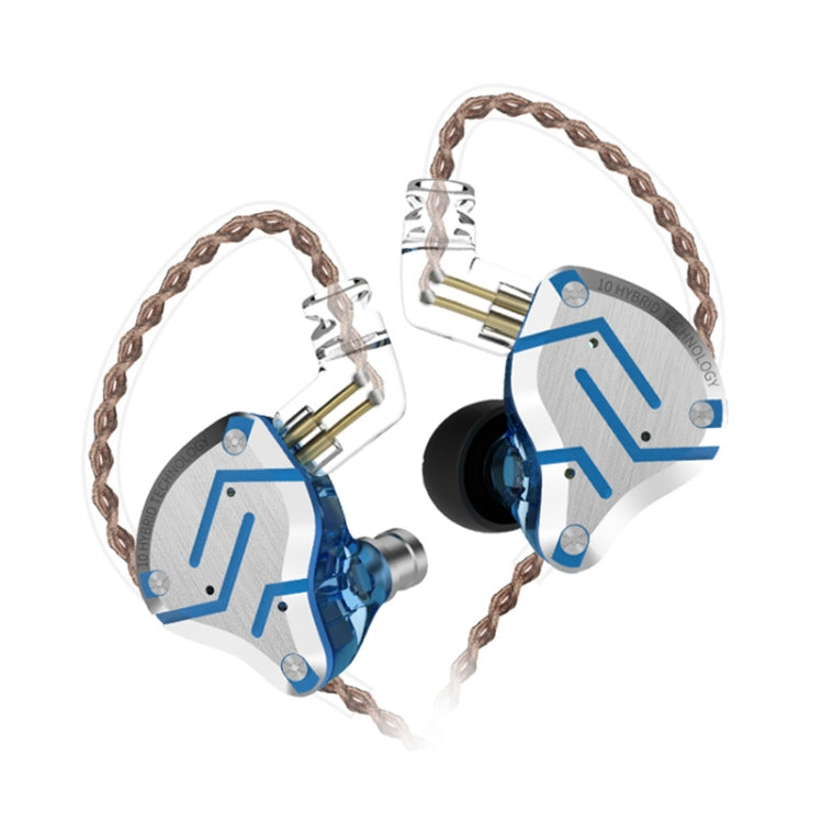 KZ ZS10 Pro 10-unit Ring Iron Gaming In-ear Wired Earphone,, ZS10 Pro Mic Version(Glare Gold), ZS10 Pro Mic Version(Purple), ZS10 Pro Mic Version(Diamond Blue), ZS10 Pro Standard Version(Black), ZS10 Pro Standard Version(Blue)...