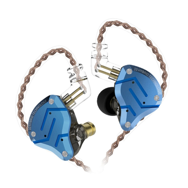 KZ ZS10 Pro 10-unit Ring Iron Gaming In-ear Wired Earphone,, ZS10 Pro Mic Version(Glare Gold), ZS10 Pro Mic Version(Purple), ZS10 Pro Mic Version(Diamond Blue), ZS10 Pro Standard Version(Black), ZS10 Pro Standard Version(Blue)...