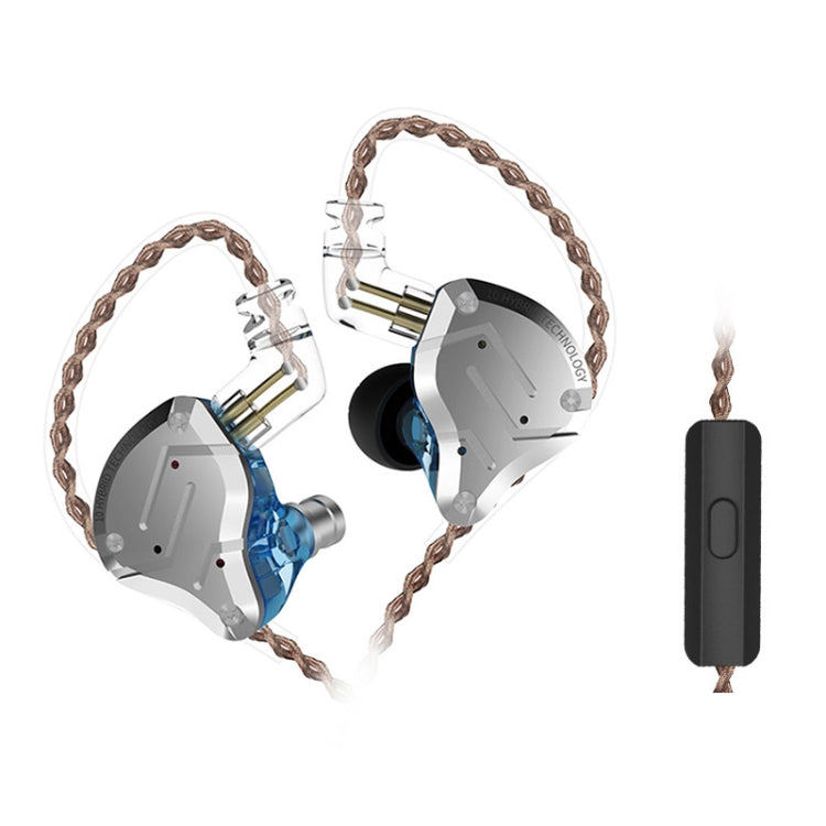 KZ ZS10 Pro 10-unit Ring Iron Gaming In-ear Wired Earphone,, ZS10 Pro Mic Version(Glare Gold), ZS10 Pro Mic Version(Purple), ZS10 Pro Mic Version(Diamond Blue), ZS10 Pro Standard Version(Black), ZS10 Pro Standard Version(Blue)...