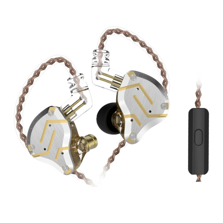 KZ ZS10 Pro 10-unit Ring Iron Gaming In-ear Wired Earphone,, ZS10 Pro Mic Version(Glare Gold), ZS10 Pro Mic Version(Purple), ZS10 Pro Mic Version(Diamond Blue), ZS10 Pro Standard Version(Black), ZS10 Pro Standard Version(Blue)...