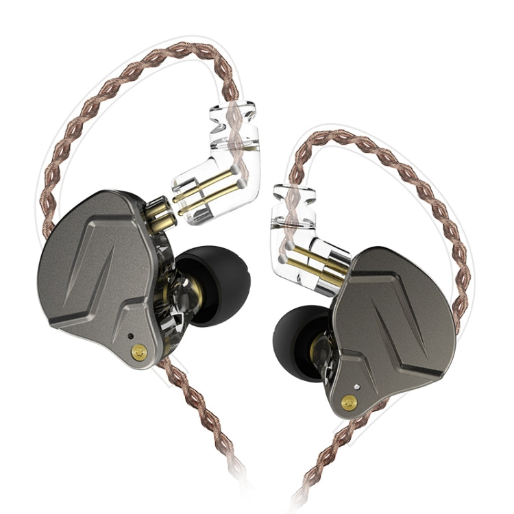 KZ ZSN Pro Ring Iron Hybrid Drive Metal In-ear Wired Earphone,, ZSN Mic Version(Grey), ZSN Mic Version(Blue), ZSN Mic Version(Purple), ZSN Standard Version(Grey), ZSN Standard Version(Blue), ZSN Standard Version(Purple)