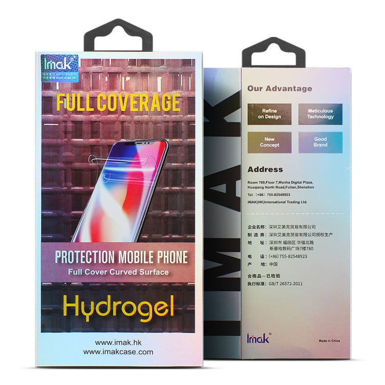 2 PCS IMAK Curved Full Screen Hydrogel Film 3 Screen Protector