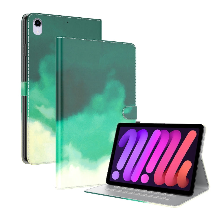 Watercolor Pattern Skin Feel Magnetic Horizontal Flip PU Leather Case with Holder & Card Slots & Photo Frame & Sleep / Wake-up Function, For iPad mini 2024 / mini 6, For iPad Pro 12.9 2022 / 2021 / 2020, For iPad Pro 11 2022 / 2021&2018 / Air 4 (2020)...