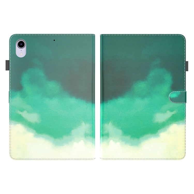 Watercolor Pattern Skin Feel Magnetic Horizontal Flip PU Leather Case with Holder & Card Slots & Photo Frame & Sleep / Wake-up Function, For iPad mini 2024 / mini 6, For iPad Pro 12.9 2022 / 2021 / 2020, For iPad Pro 11 2022 / 2021&2018 / Air 4 (2020)...