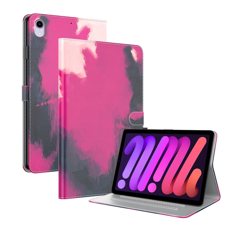 Watercolor Pattern Skin Feel Magnetic Horizontal Flip PU Leather Case with Holder & Card Slots & Photo Frame & Sleep / Wake-up Function, For iPad mini 2024 / mini 6, For iPad Pro 12.9 2022 / 2021 / 2020, For iPad Pro 11 2022 / 2021&2018 / Air 4 (2020)...