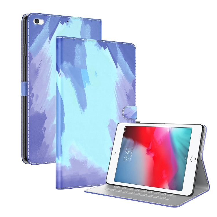 Watercolor Pattern Skin Feel Magnetic Horizontal Flip PU Leather Case with Holder & Card Slots & Photo Frame & Sleep / Wake-up Function, For iPad mini 2024 / mini 6, For iPad Pro 12.9 2022 / 2021 / 2020, For iPad Pro 11 2022 / 2021&2018 / Air 4 (2020)...