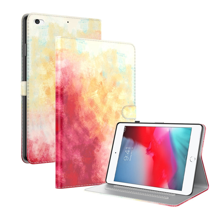 Watercolor Pattern Skin Feel Magnetic Horizontal Flip PU Leather Case with Holder & Card Slots & Photo Frame & Sleep / Wake-up Function, For iPad mini 2024 / mini 6, For iPad Pro 12.9 2022 / 2021 / 2020, For iPad Pro 11 2022 / 2021&2018 / Air 4 (2020)...