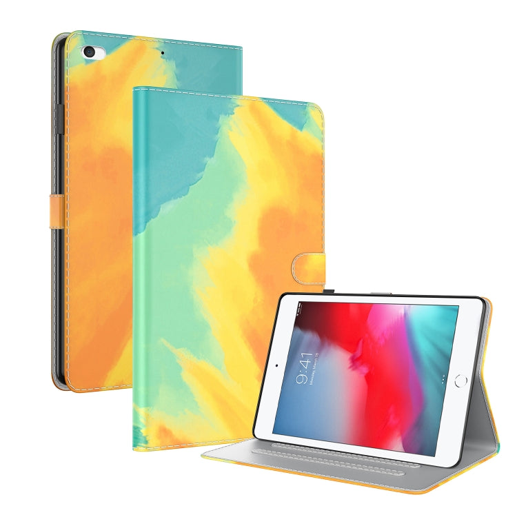 Watercolor Pattern Skin Feel Magnetic Horizontal Flip PU Leather Case with Holder & Card Slots & Photo Frame & Sleep / Wake-up Function, For iPad mini 2024 / mini 6, For iPad Pro 12.9 2022 / 2021 / 2020, For iPad Pro 11 2022 / 2021&2018 / Air 4 (2020)...