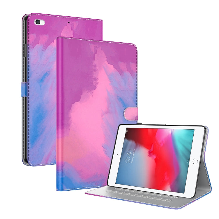 Watercolor Pattern Skin Feel Magnetic Horizontal Flip PU Leather Case with Holder & Card Slots & Photo Frame & Sleep / Wake-up Function, For iPad mini 2024 / mini 6, For iPad Pro 12.9 2022 / 2021 / 2020, For iPad Pro 11 2022 / 2021&2018 / Air 4 (2020)...