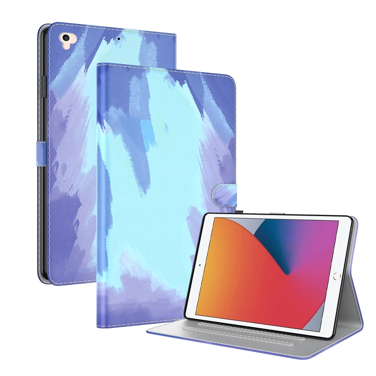Watercolor Pattern Skin Feel Magnetic Horizontal Flip PU Leather Case with Holder & Card Slots & Photo Frame & Sleep / Wake-up Function, For iPad mini 2024 / mini 6, For iPad Pro 12.9 2022 / 2021 / 2020, For iPad Pro 11 2022 / 2021&2018 / Air 4 (2020)...