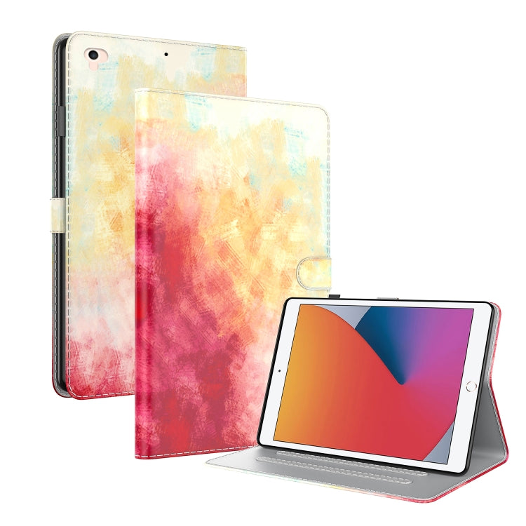 Watercolor Pattern Skin Feel Magnetic Horizontal Flip PU Leather Case with Holder & Card Slots & Photo Frame & Sleep / Wake-up Function, For iPad mini 2024 / mini 6, For iPad Pro 12.9 2022 / 2021 / 2020, For iPad Pro 11 2022 / 2021&2018 / Air 4 (2020)...