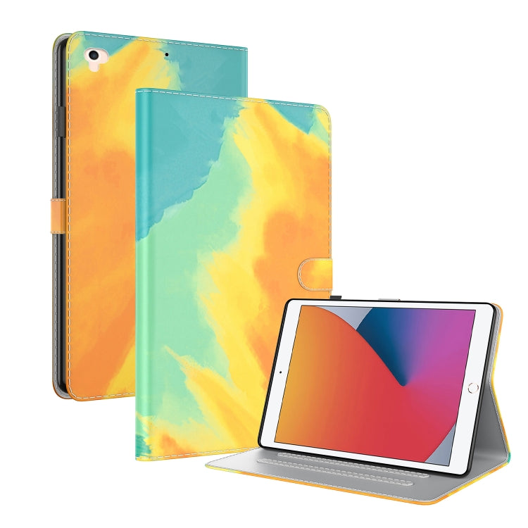 Watercolor Pattern Skin Feel Magnetic Horizontal Flip PU Leather Case with Holder & Card Slots & Photo Frame & Sleep / Wake-up Function, For iPad mini 2024 / mini 6, For iPad Pro 12.9 2022 / 2021 / 2020, For iPad Pro 11 2022 / 2021&2018 / Air 4 (2020)...