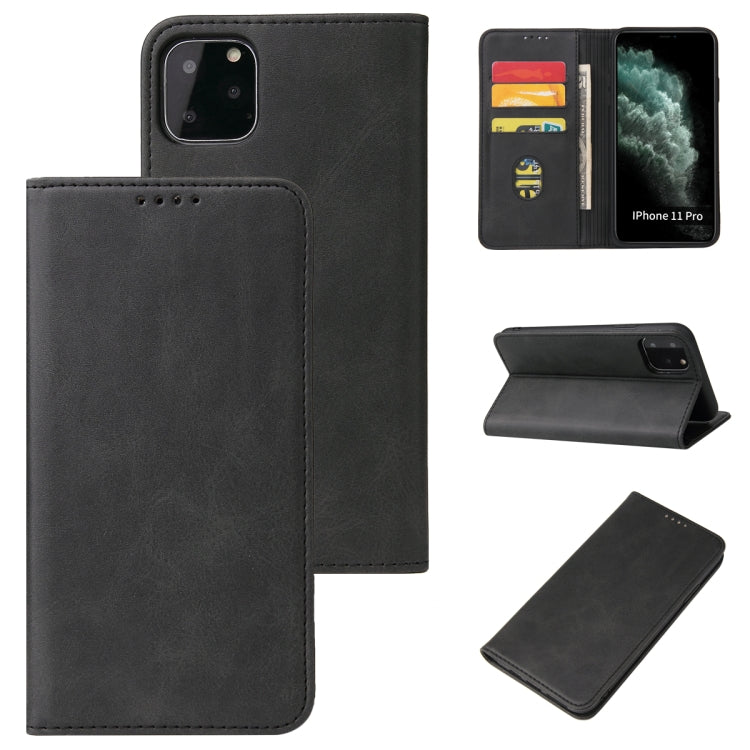 Calf Texture Magnetic Horizontal Flip Leather Case with Holder & Card Slots & Wallet, For iPhone 12 mini, For iPhone 12 / 12 Pro, For iPhone 12 Pro Max, For iPhone 11 Pro, For iPhone 11 Pro Max, For iPhone X / XS