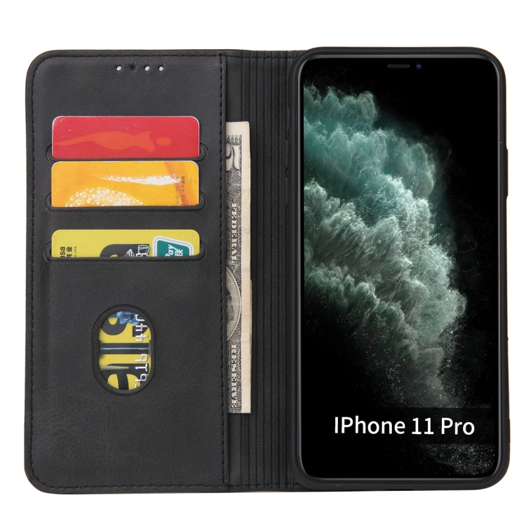 Calf Texture Magnetic Horizontal Flip Leather Case with Holder & Card Slots & Wallet, For iPhone 12 mini, For iPhone 12 / 12 Pro, For iPhone 12 Pro Max, For iPhone 11 Pro, For iPhone 11 Pro Max, For iPhone X / XS