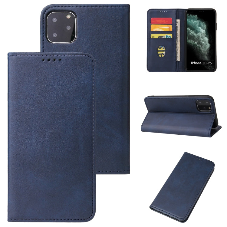Calf Texture Magnetic Horizontal Flip Leather Case with Holder & Card Slots & Wallet, For iPhone 12 mini, For iPhone 12 / 12 Pro, For iPhone 12 Pro Max, For iPhone 11 Pro, For iPhone 11 Pro Max, For iPhone X / XS