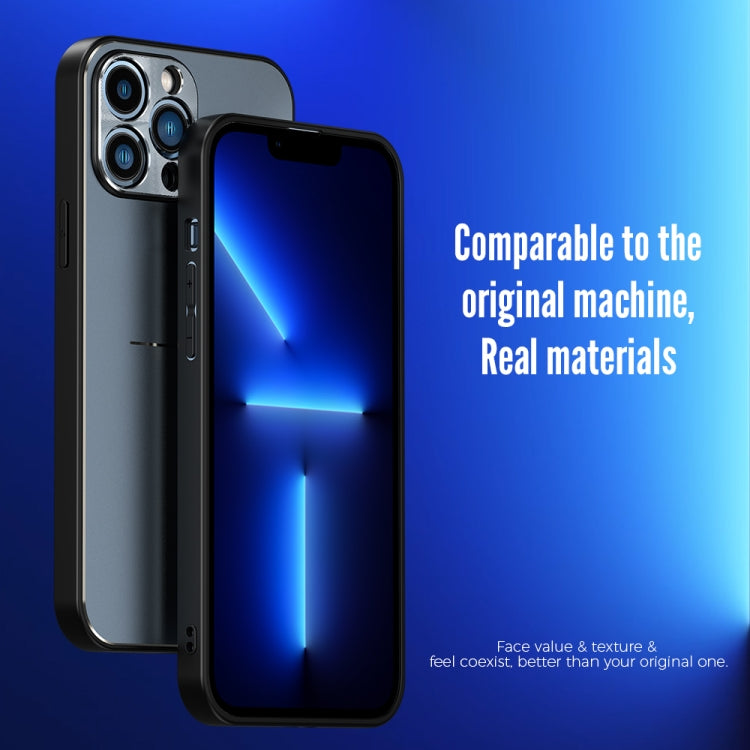 R-JUST RJ-52 3-Line Style Metal TPU Shockproof Protective Case, For iPhone 13, For iPhone 13 Pro, For iPhone 13 Pro Max, For iPhone 12, For iPhone 12 Pro, For iPhone 12 Pro Max