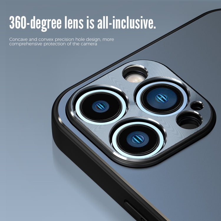 R-JUST RJ-52 3-Line Style Metal TPU Shockproof Protective Case, For iPhone 11 Pro, For iPhone 11 Pro Max