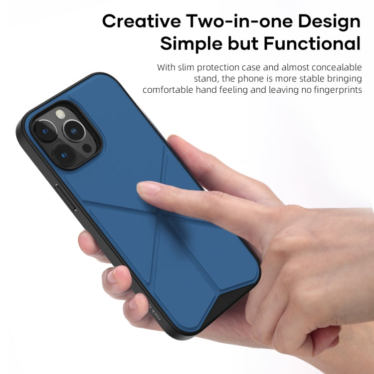 ROCK Element Plus TPU + PC Shockproof Protective Case with Folding Holder