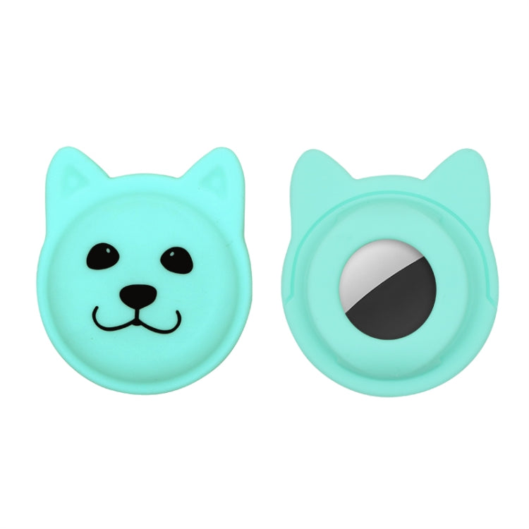 Cute Cartoon Pet Collar Anti-lost Tracker Silicone Case For AirTag, Serious Face, Naughty Smiley, Hanhan Smile