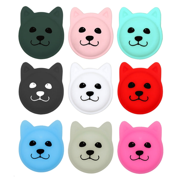 Cute Cartoon Pet Collar Anti-lost Tracker Silicone Case For AirTag, Serious Face, Naughty Smiley, Hanhan Smile