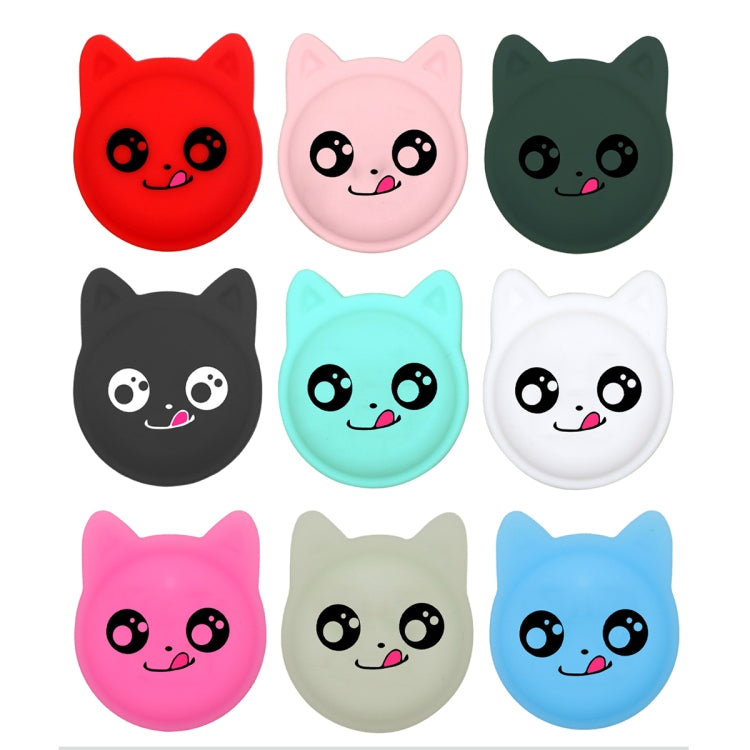 Cute Cartoon Pet Collar Anti-lost Tracker Silicone Case For AirTag, Naughty Smile