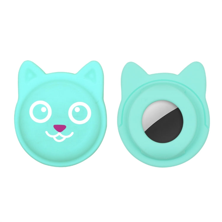 Cute Cartoon Pet Collar Anti-lost Tracker Silicone Case For AirTag, Serious Face, Naughty Smiley, Hanhan Smile