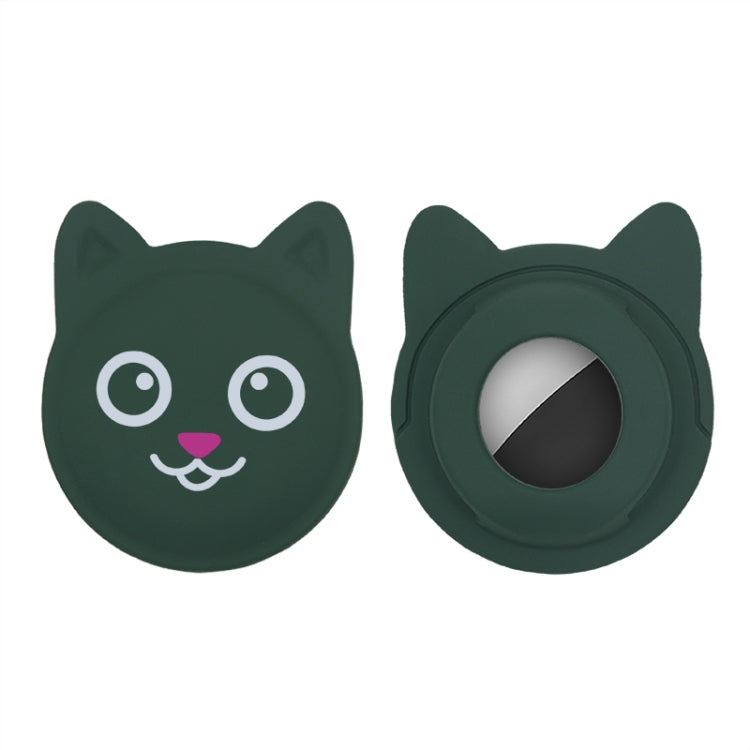 Cute Cartoon Pet Collar Anti-lost Tracker Silicone Case For AirTag, Serious Face, Naughty Smiley, Hanhan Smile