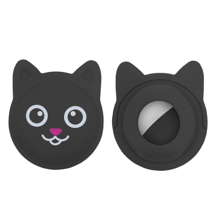 Cute Cartoon Pet Collar Anti-lost Tracker Silicone Case For AirTag, Serious Face, Naughty Smiley, Hanhan Smile