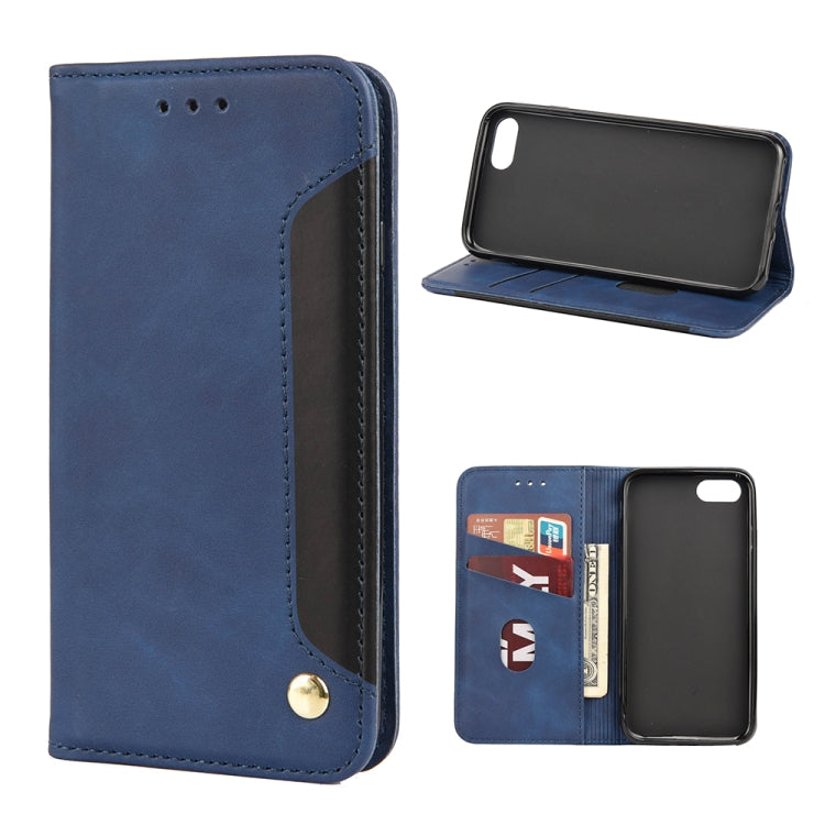 Skin Feel Splicing Leather Phone Case