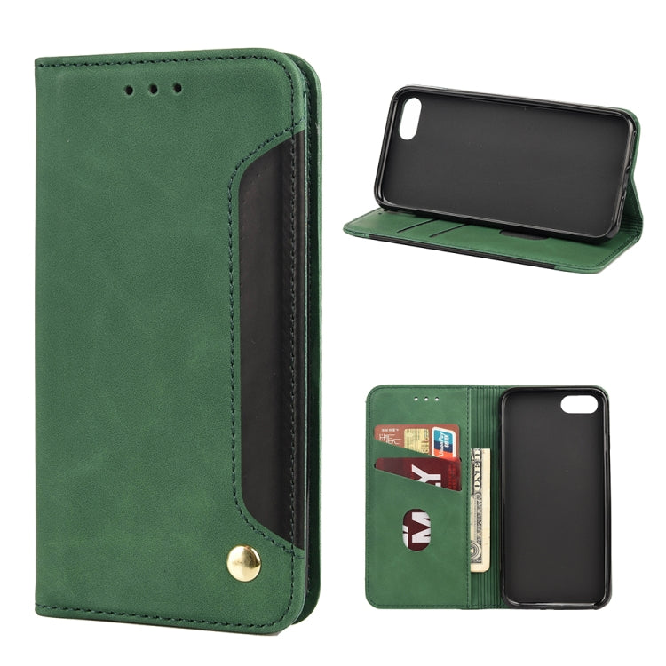 Skin Feel Splicing Leather Phone Case