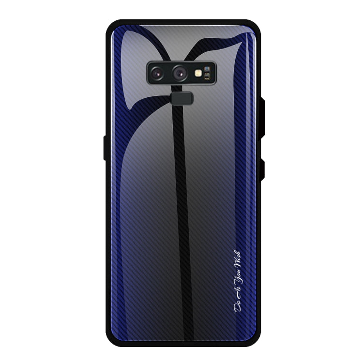 Texture Gradient Glass Protective Case, For Galaxy A20 / A30, For Galaxy A50, For Galaxy A80 / A90, For Galaxy Note 9