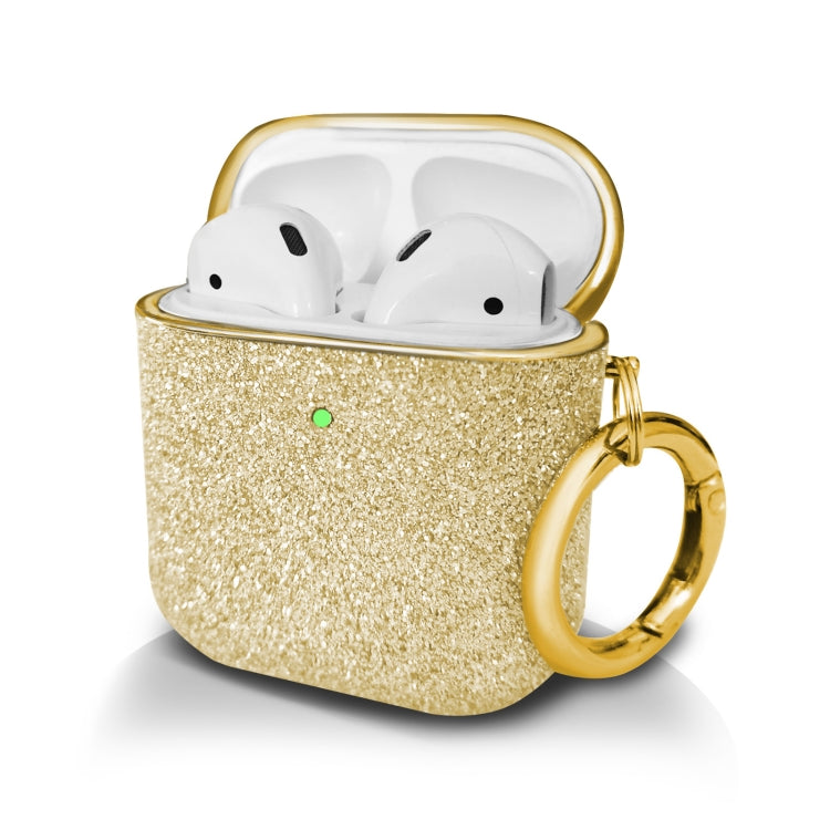 Electroplating Glitter Powder Wireless Earphone Protective Case, For AirPods 1 / 2, For AirPods Pro