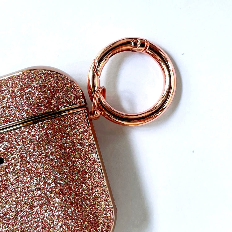 Electroplating Glitter Powder Wireless Earphone Protective Case, For AirPods 1 / 2, For AirPods Pro